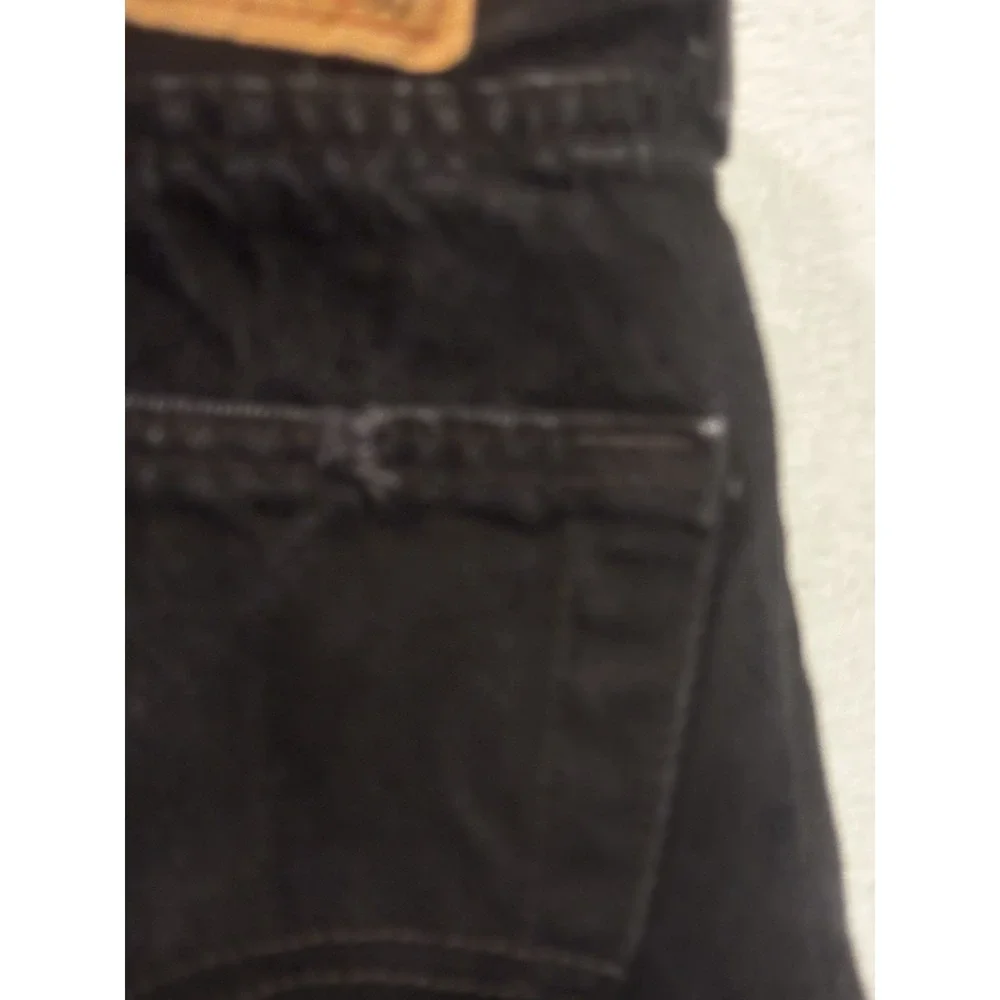 Levis 501 Jeans Mens *34x28 Black Denim Pants‎ Straight Leg Button Fly